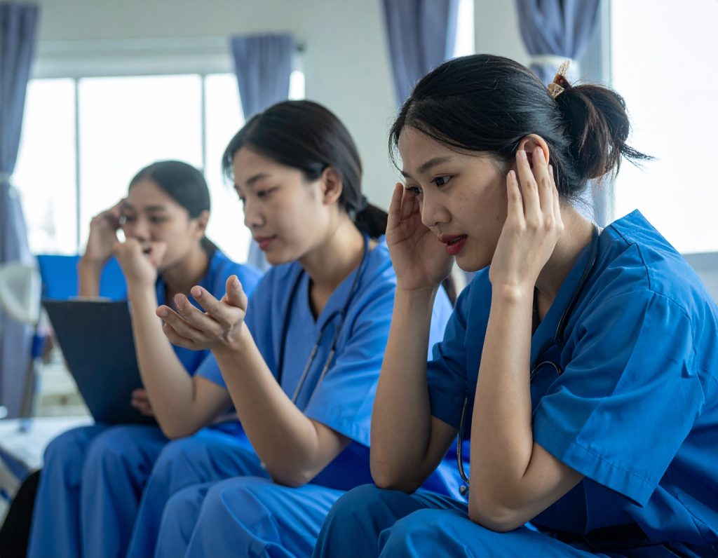 転職が不安な看護師へのイメージ